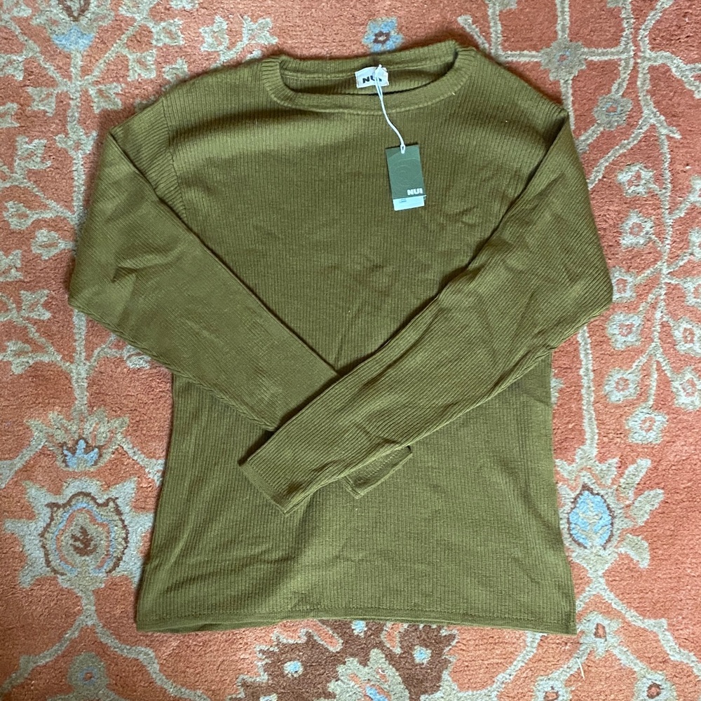 NWT Nui Organics Womens Hopu Wool Sweater XXL